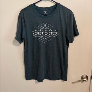 Hurley Men's Teal Graphic Tee